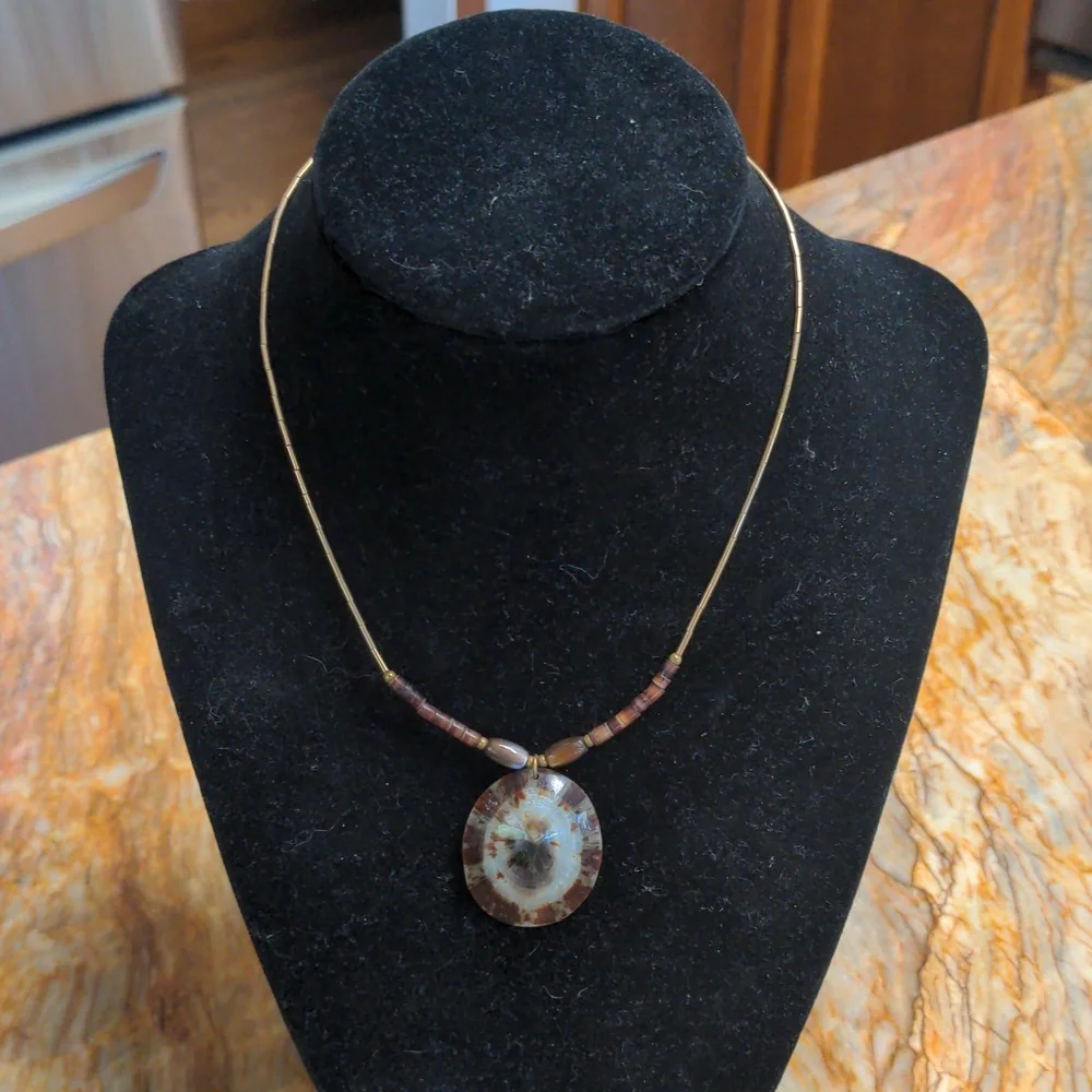 Beaded Shell Necklace jewelry